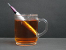 Tea Sticks: sample in hot water